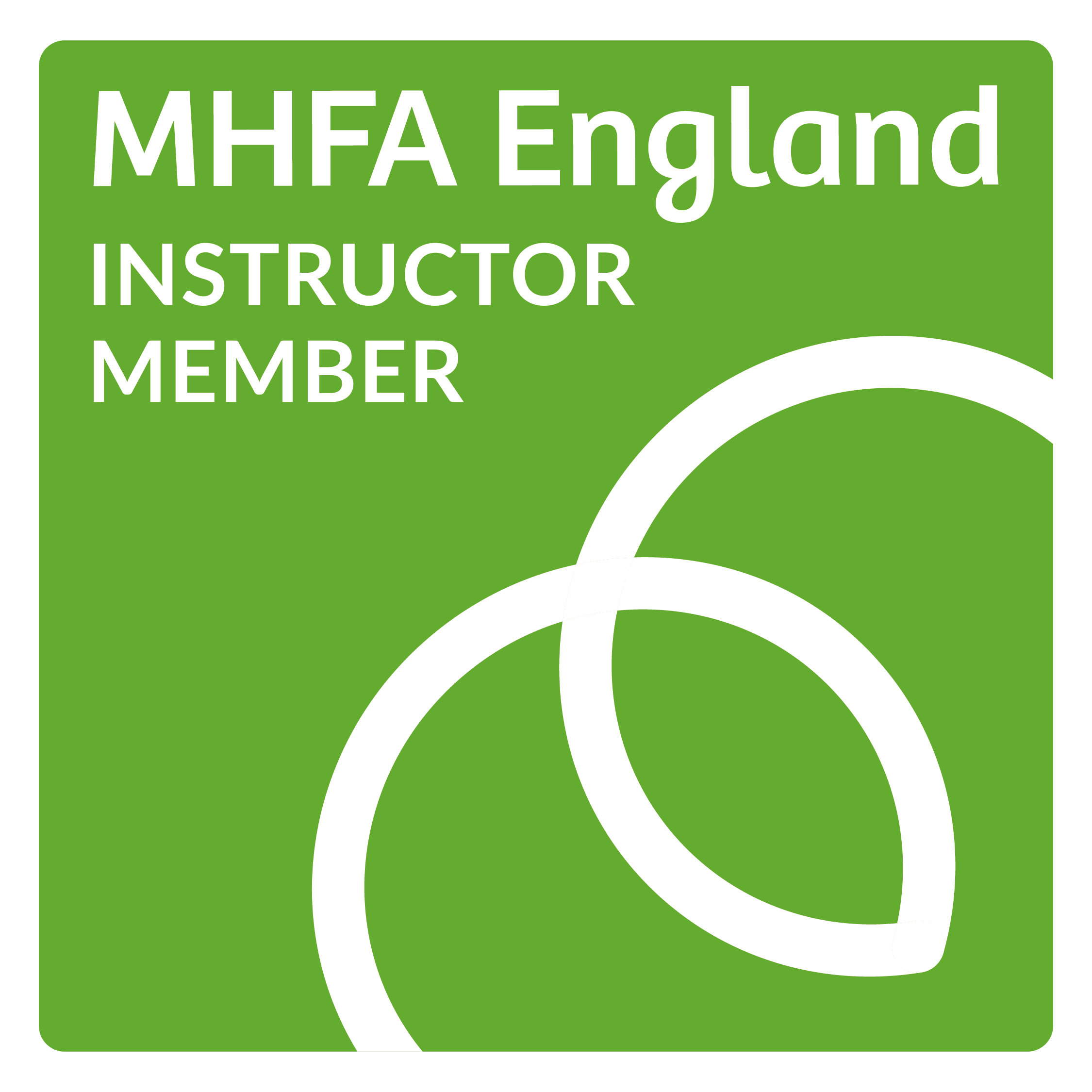 Green MHFA instructor member logo 