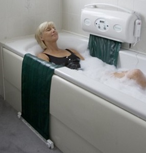 Jobar Full Body Bath Tub Lounger Inflatable Cushion Pillow