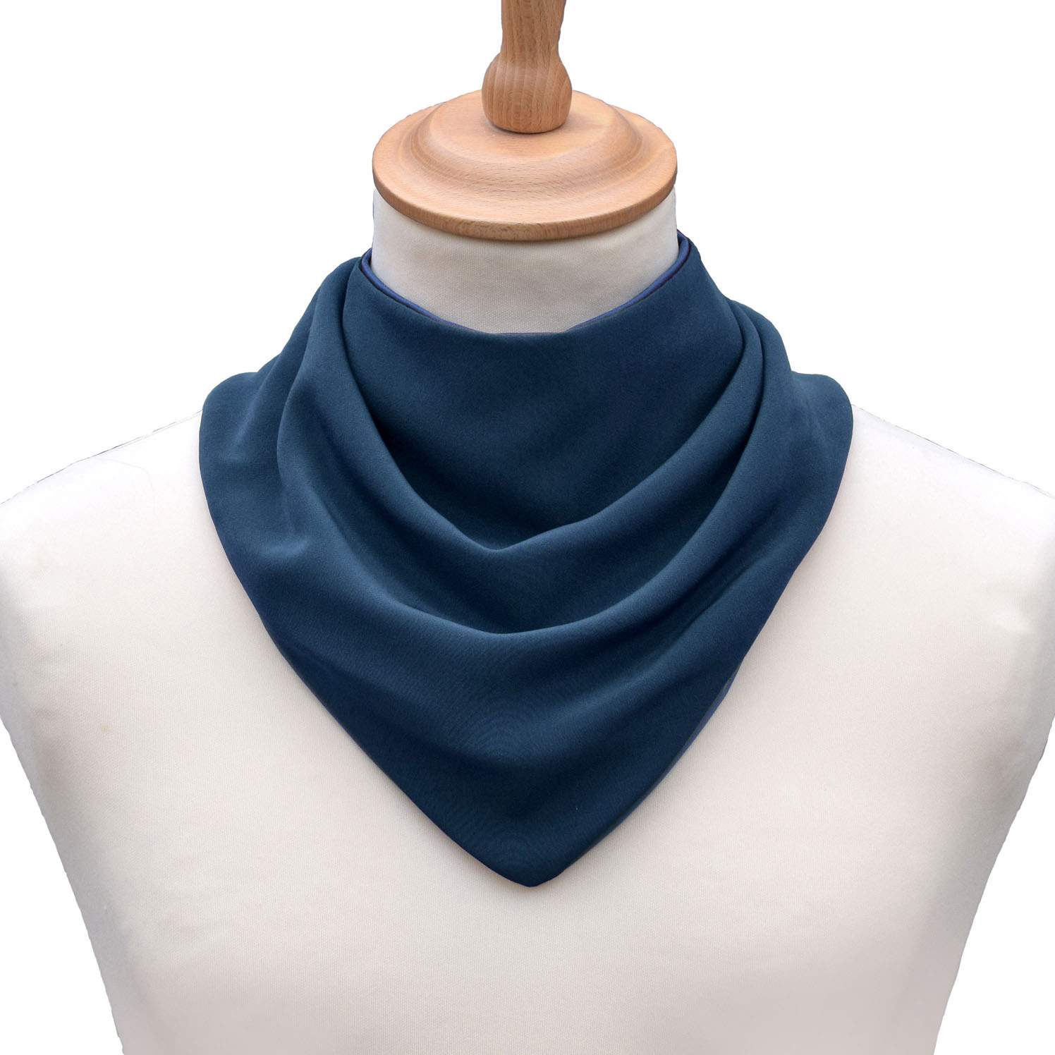 Blue clothes protector on a mannequin