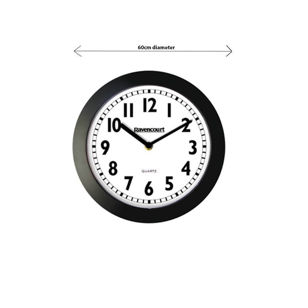Silent Quartz Wall Clock 60cm 1