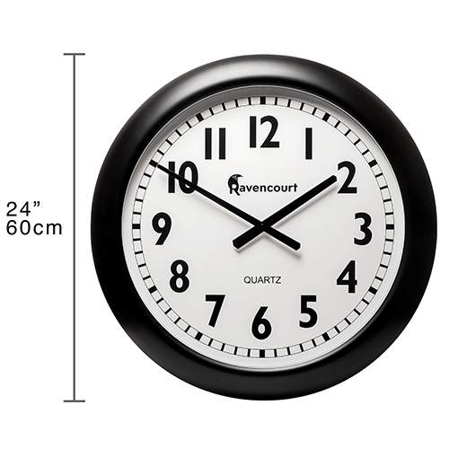 Silent Quartz Wall Clock 60cm 4