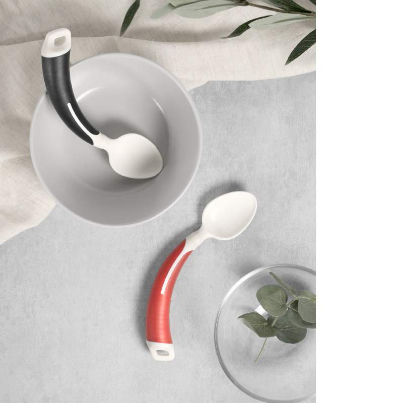 Curved Spoon Left Hand  ( Black or Red ) 2