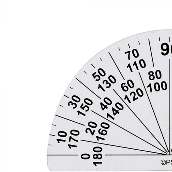 Large Print Protractor
 2