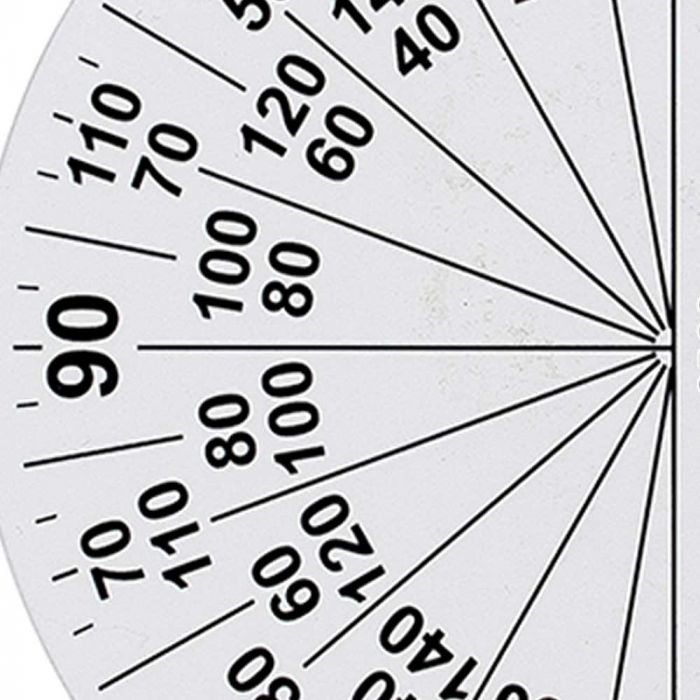 Large Print Protractor
 3