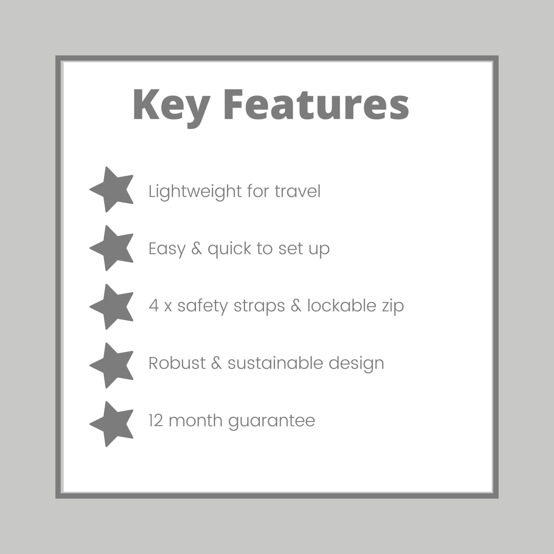 safe bed key features