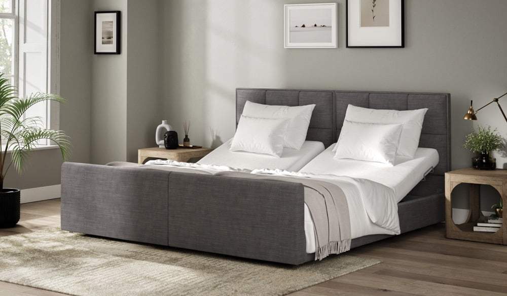 Bakare® Signature Split Double Adjustable Upholstered Bed 4