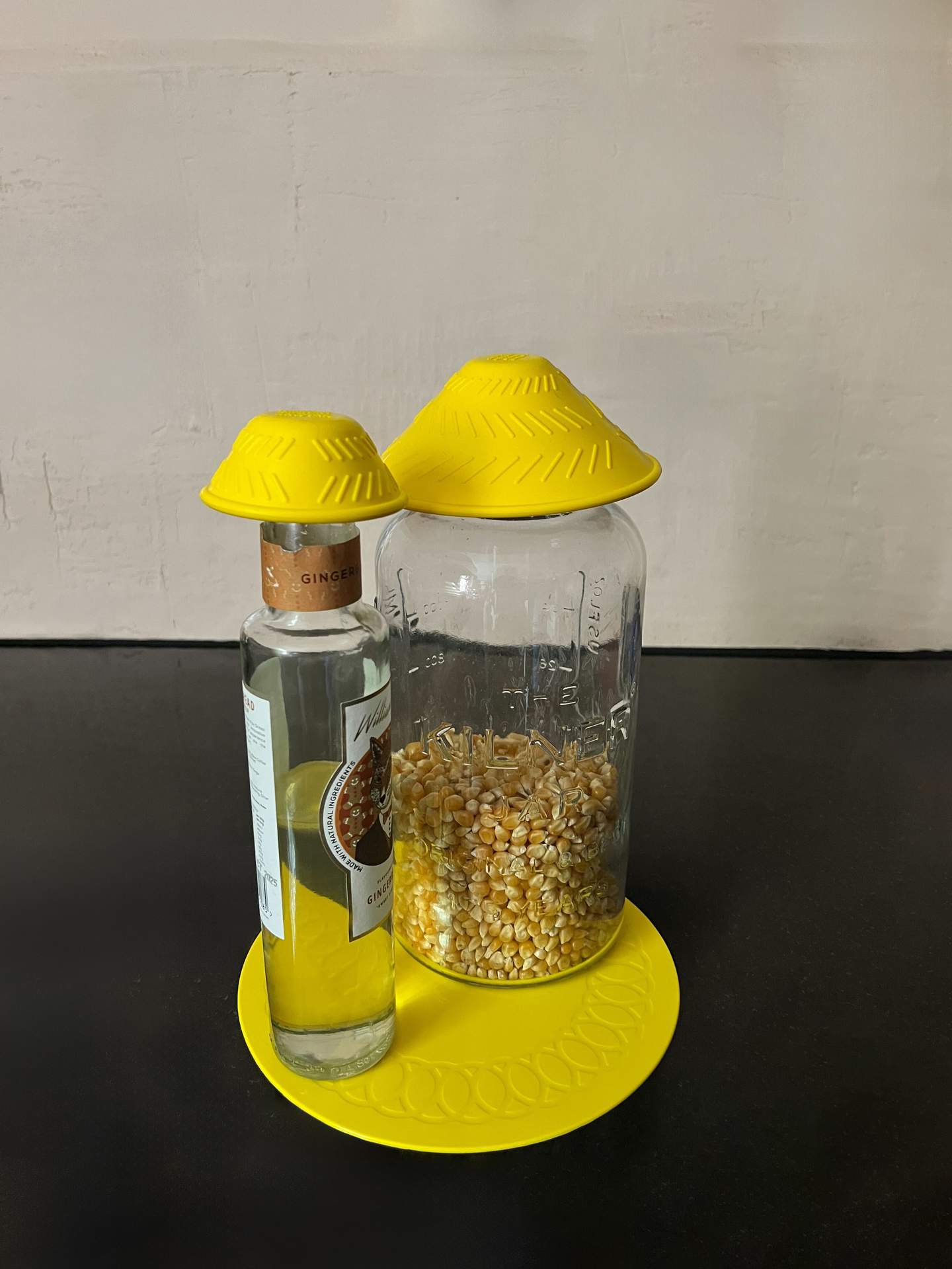 T-KITCHEN-PACK-3-Yellow-Popcorn-Jar