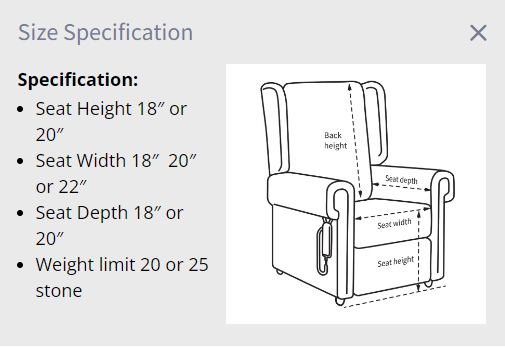 Chair Dimensions