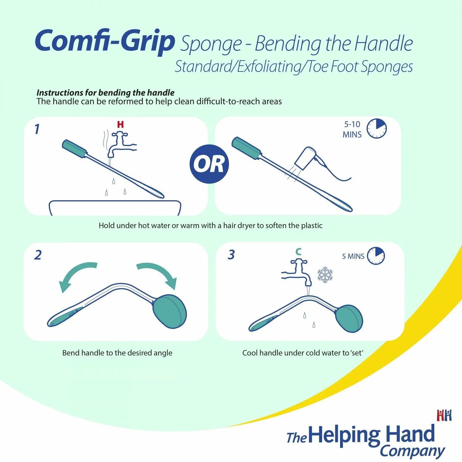 Comfi-Grip Toe-Foot Long Handled Sponge 3
