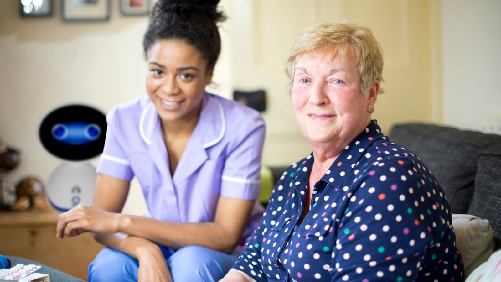 Genie recipients with older adult and care worker