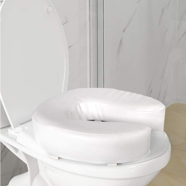 Soft Raised Toilet Seat 4" 2
