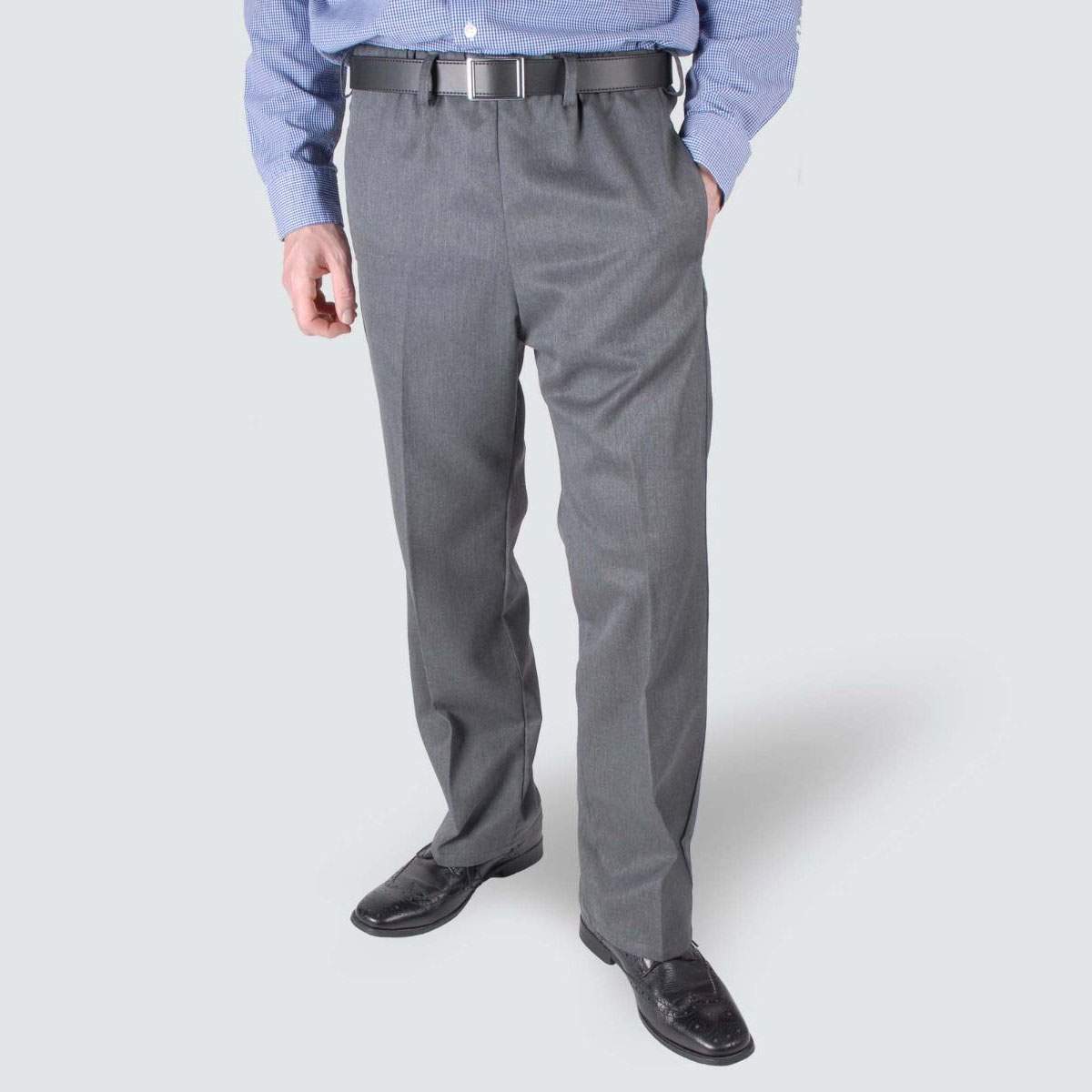 Men’s Formal Trousers with Elasticated Waist 3