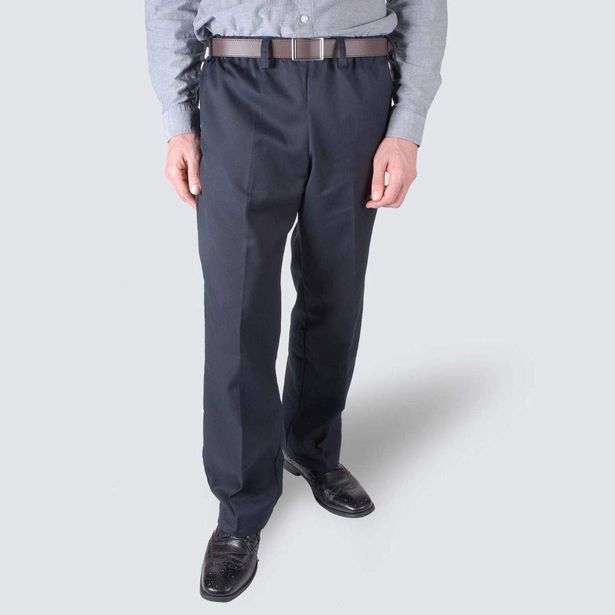 Men’s Formal Trousers with Elasticated Waist 2