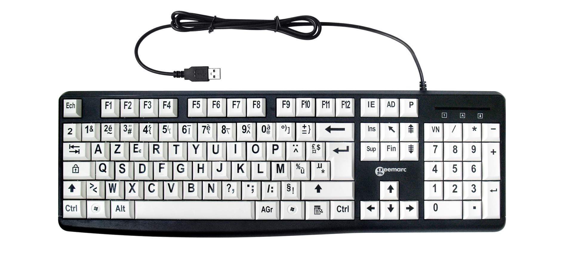 White big letter keyboard 1