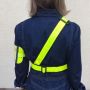 Luminous belt around persons waist and shoulder
