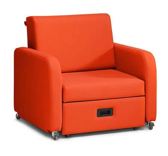 Stargazer folding chair bed in orange