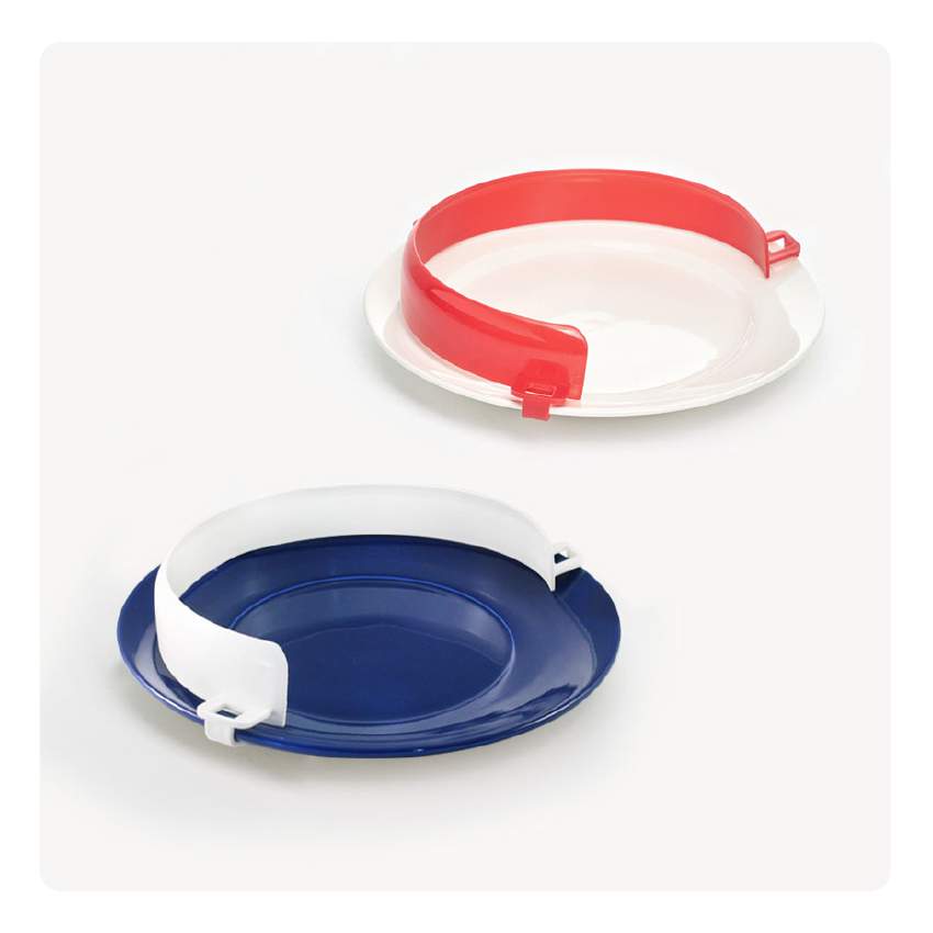 Plastic Plate Guard ( White or Red ) 3