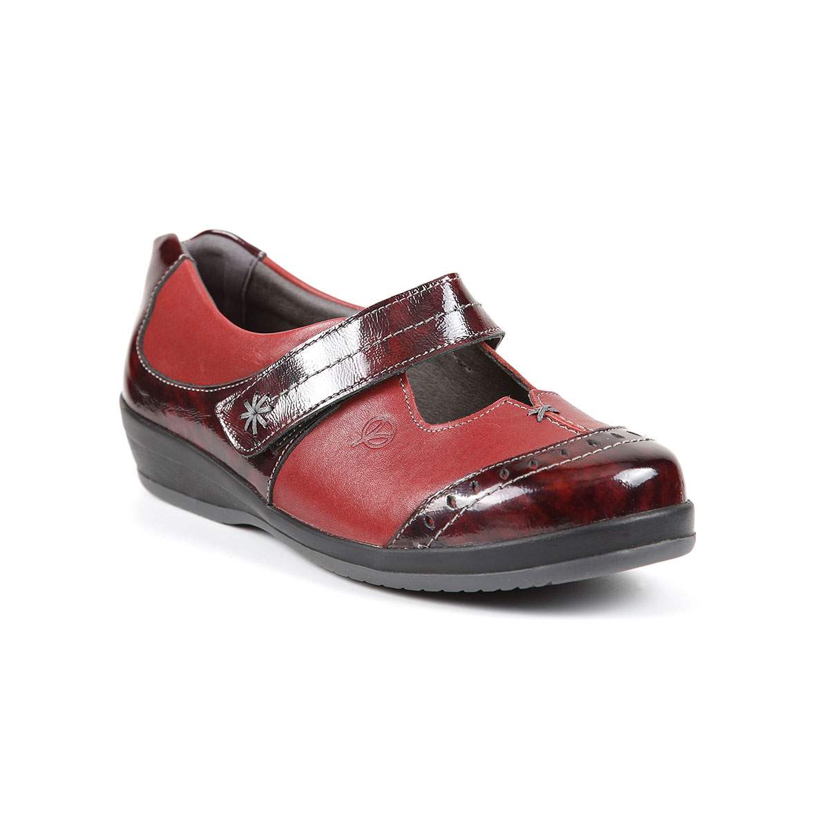 Burgundy and red Filton shoe