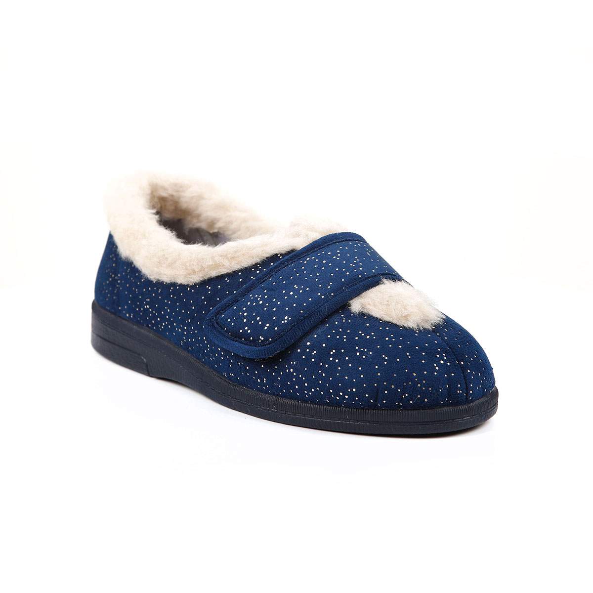 Navy sparkly Sekina slipper