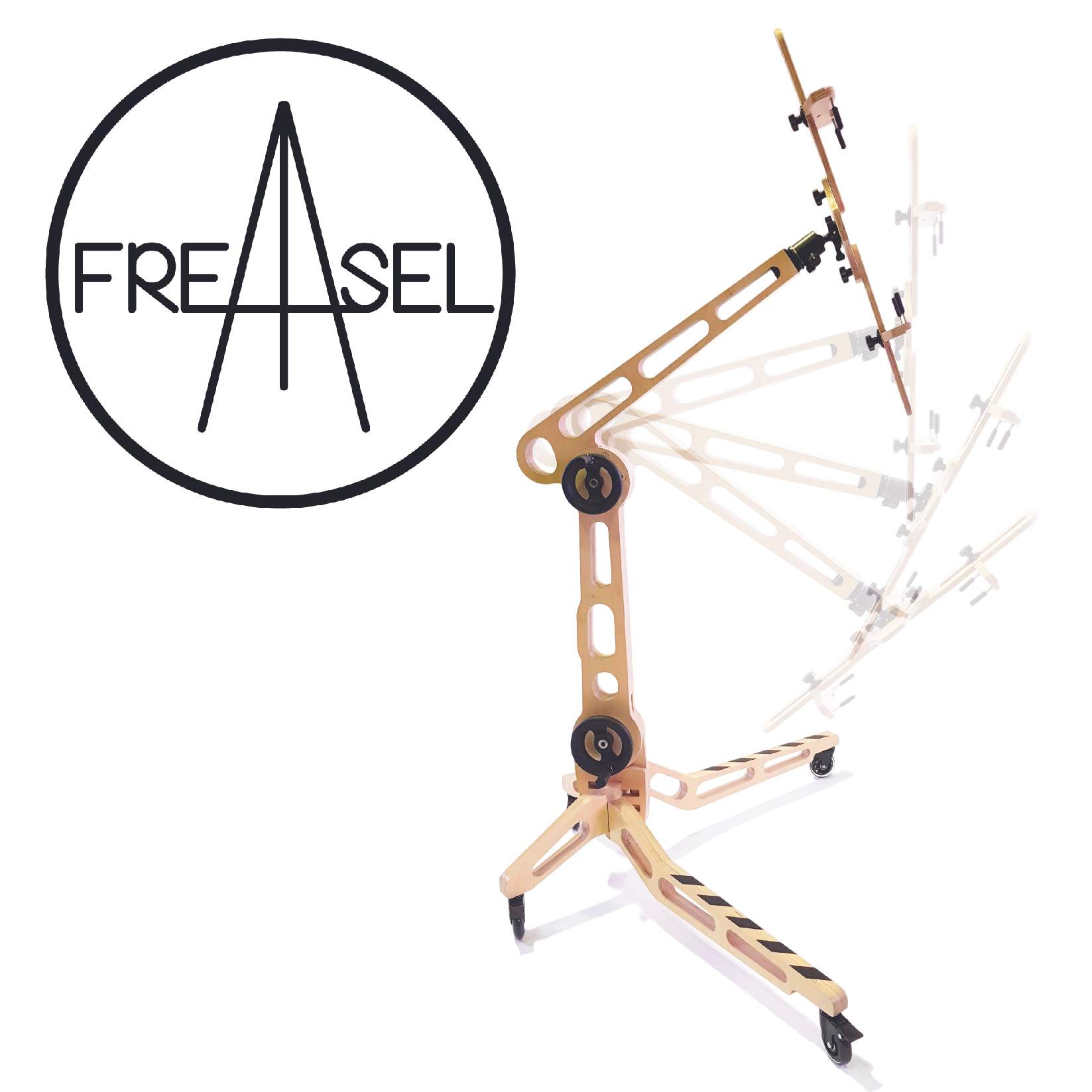 DEMAND Freasel accessible easel side view