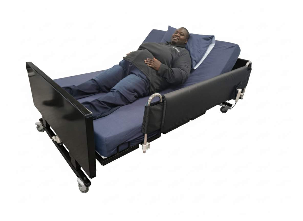 Tungsten ’80 stone’ Bariatric Bed
