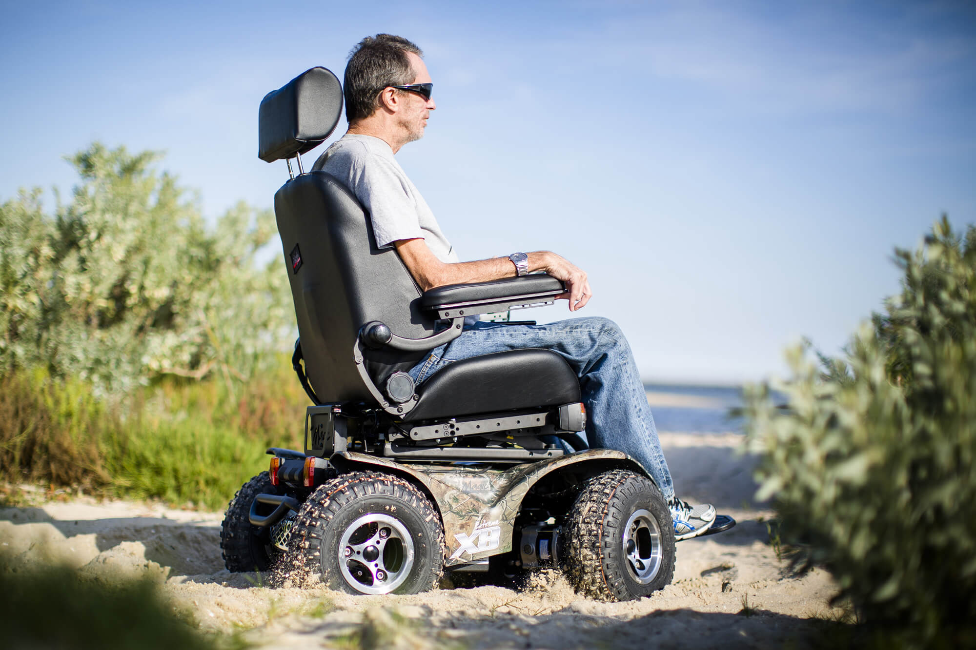 Extreme X8 4x4 Off Road Powered Wheelchair