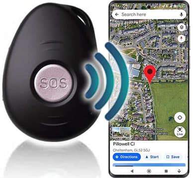 Instant gps map locations by text