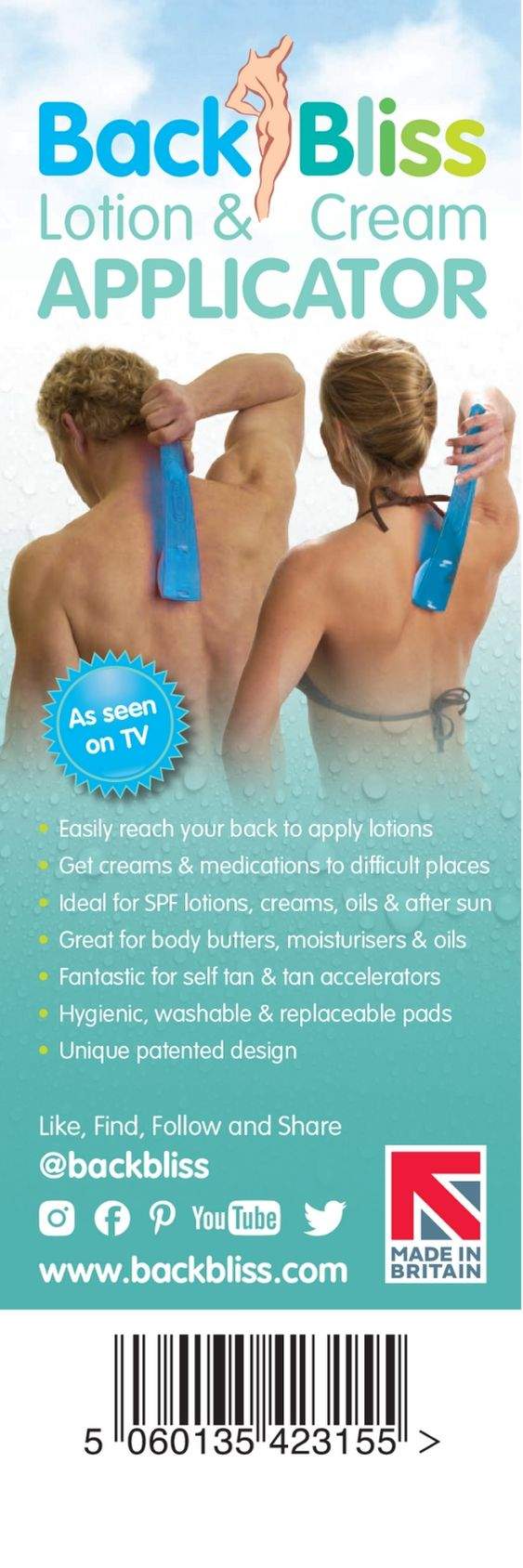 Backbliss Lotion & Cream Applicator 7