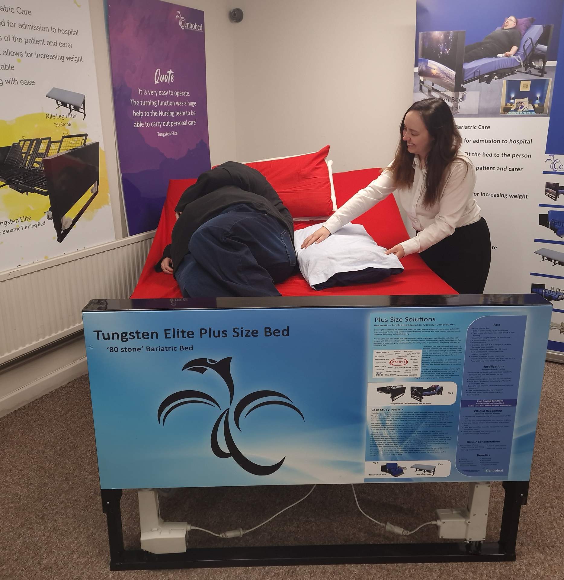 Tungsten Elite 80 Stone Bariatric Tuning Bed