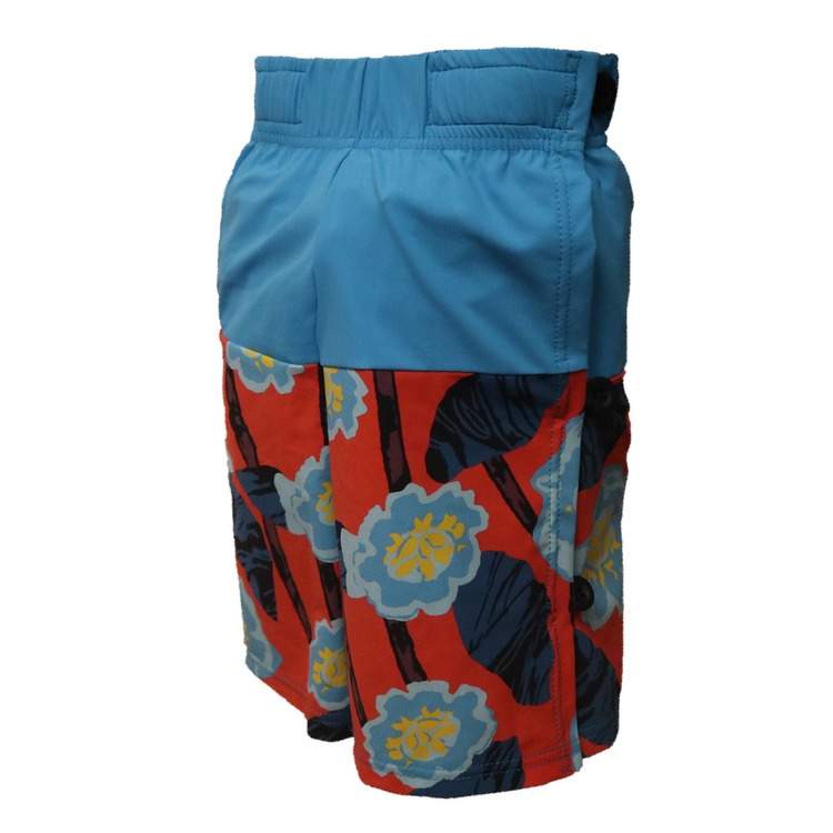 Kes-Vir™ Boys Continence Wrap Swim Shorts – Floral Blue 5