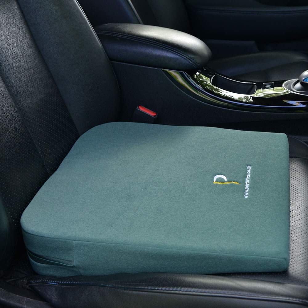 Posturite 11 Degree Wedge - shown on a car seat