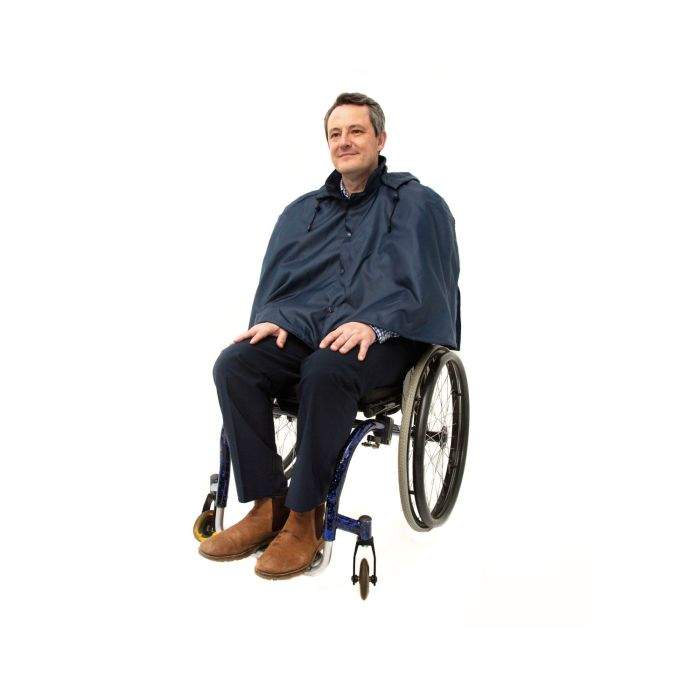 Living Made Easy - Warmlined Wheelchair Waterproof Cape)