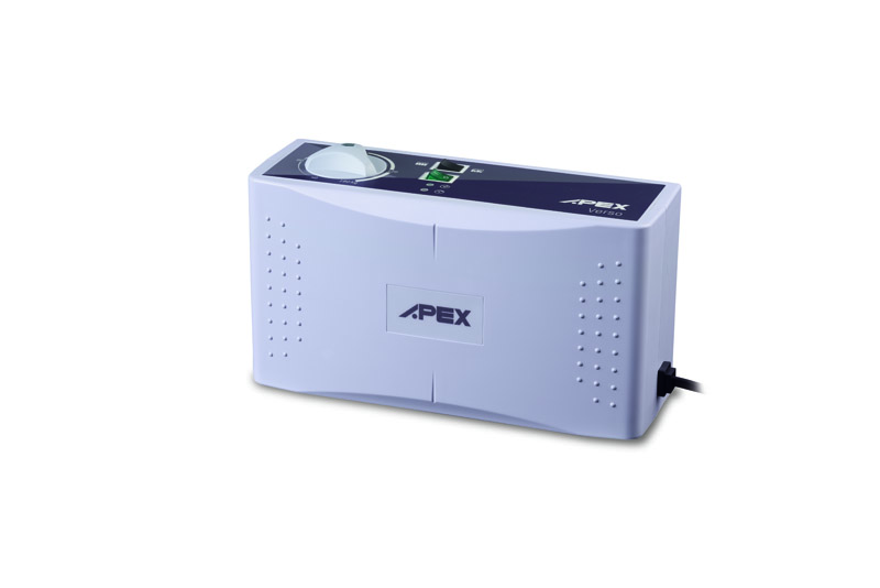 Rectangular, violet colour Verso air pump unit