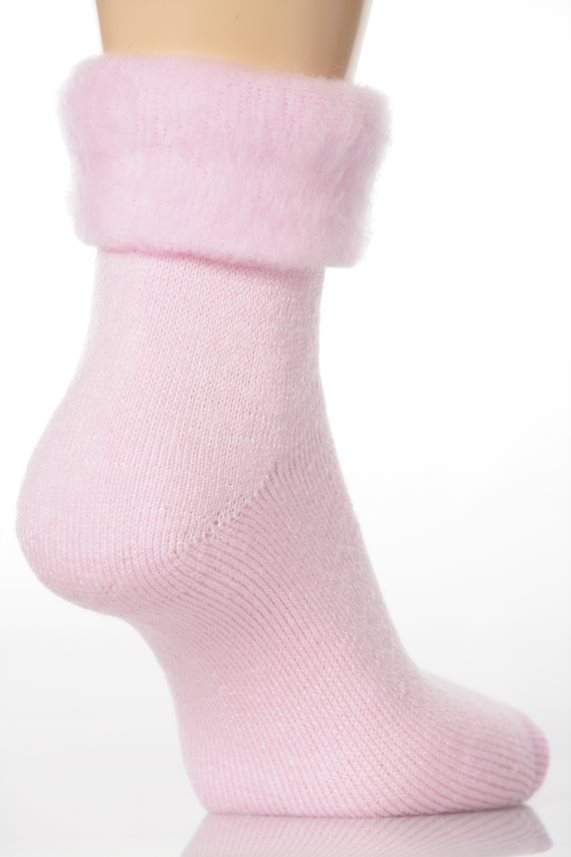 Ladies Thermal brushed bed socks