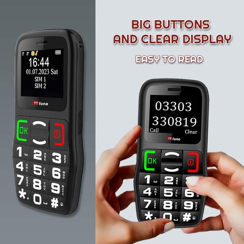 TTfone TT220 Big Button Basic Mobile Phone 2