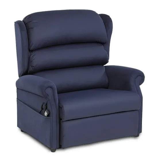 Bretby chair in navy blue