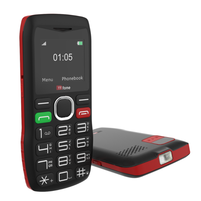 TTfone TT880 Easy-to-Use Big Button Mobile with USB C Cable 2