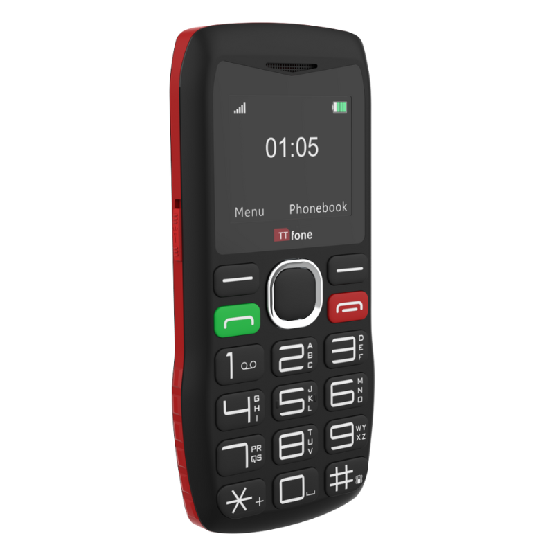 TTfone TT880 Easy-to-Use Big Button Mobile with USB C Cable 5